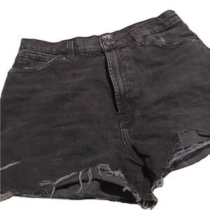 BOG urban Outfitters black denim shorts size 31 waist